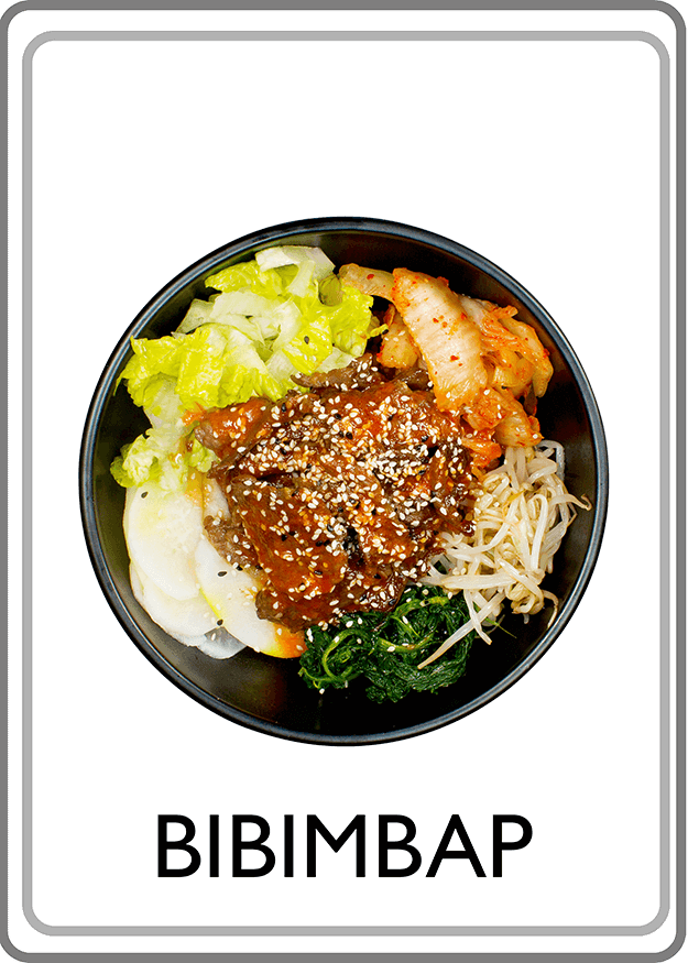 Korean kimchi beff bowl